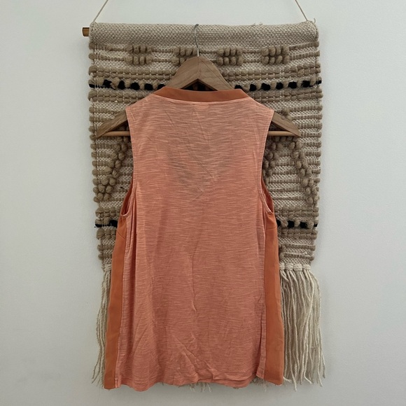 AKEMI + KIN Anthropologie Beaded V Neck Top Blouse - Picture 7 of 9